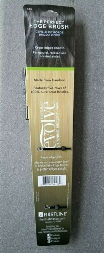 Evolve The Perfect Edge Brush Bamboo Wood Handle & 100% Pure Boar Bristles NEW - Picture 3 of 3