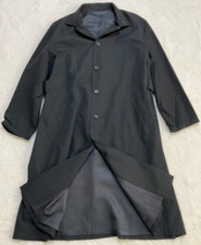 Yohji Yamamoto Men's Long Coat Black Wool 2001AW Made in Japan size 4 XL 