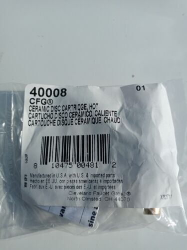 CFG 40008 disco ceramica originale Moen 40008 cartuccia calda nuova - Foto 2 di 4