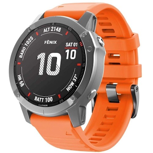 Silikoband für Garmin Fenix 8 E 7 7X 6 6X Pro 5 5X 3 HR Epix Quick Fit Armband - Bild 31 von 40