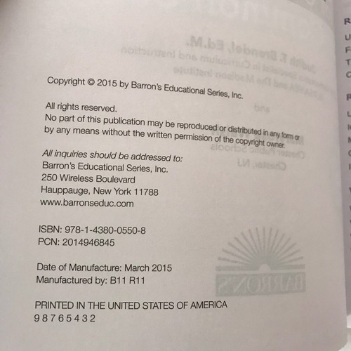 Barron's Grade 2 Test Practice for Common Core Covers ELA and Math, New - Picture 3 of 9