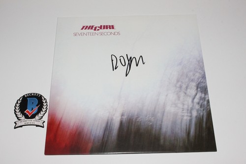 ROBERT SMITH SIGNED THE CURE SEVENTEEN SECONDS ALBUM VINYL RECORD BECKETT COA - Picture 2 of 3