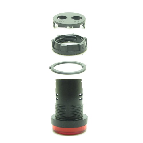 10 x Red 22mm 220V LED Indicator Light Power Signal Lamp Bulk AD16-22D/S Round - Picture 6 of 9