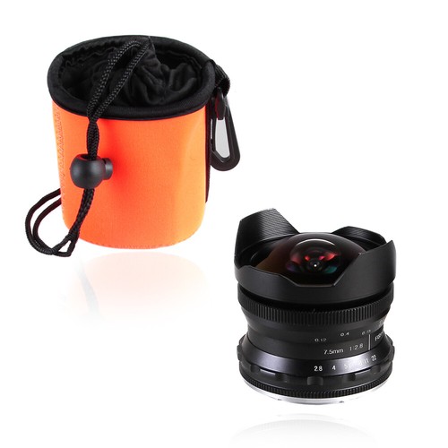 New 7.5mm f2.8 fisheye lens Fr Panasonic Olympus Micro4/3 cameras GH1/2 E-M1E-M5 - Picture 9 of 9
