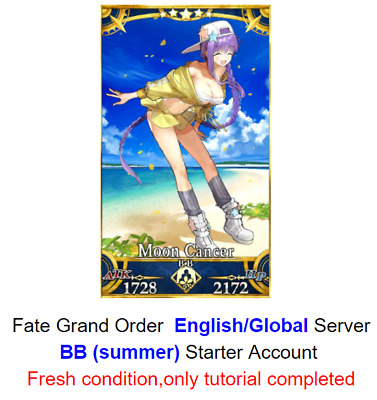 ENG/NA INST FGO Fate Grand Order Starter Account 1+SSR 40+Tix 490+SQ ENG/NA INST FGO Fate Grand Order Starter Account 1+SSR 40+Tix 490+SQ
