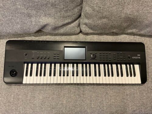 Korg Krome-61 Keyboard Synthesizer with Power Cable Used - Picture 1 of 8