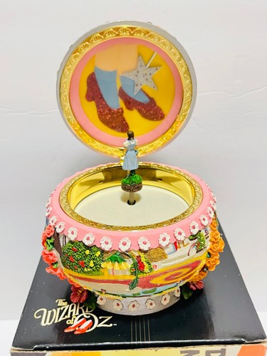 *Rare San Francisco Music Box Company TUNE Over The Rainbow Wizard Of Oz Dorothy
