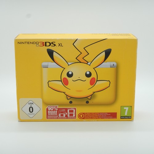 Nintendo 3DS XL Handheld Spielkonsole Gelb Limitierte Pikachu Edition - OVP TOP - Picture 13 of 19