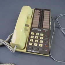 Vintage GE 32 Memory One Touch Dialing Telephone General Electric 2-9285B Phone
