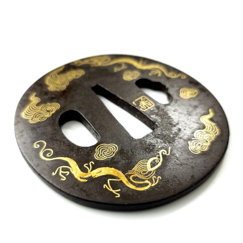 A Sendai tsuba w/ seal - Picture 5 of 7