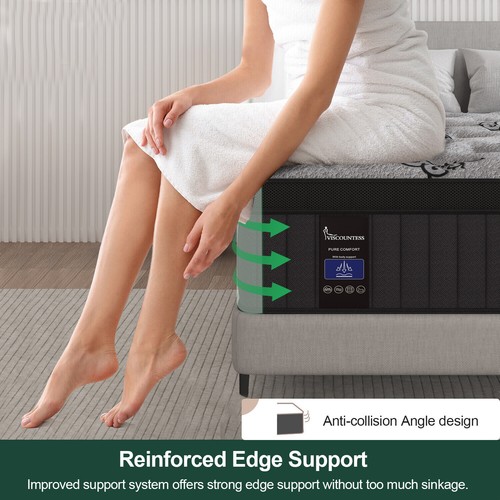 9" Twin Full Queen King Size Gel Memory Foam Spring Mattress, Mattress In A Box - Picture 5 of 13