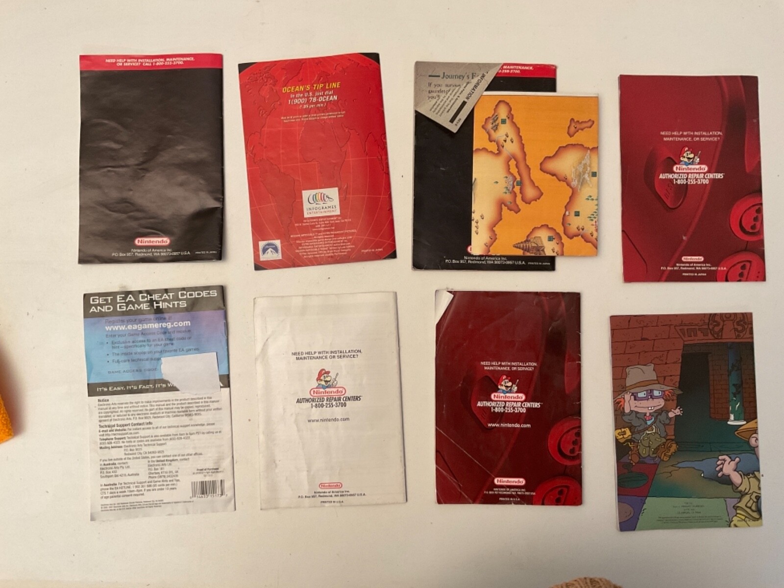 SUPER NINTENDO, NINTENDO 64, XBOX 360 GAME MANUALS, MAKE YOUR OWN LOT