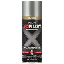 EasyCare XOP10-AER X-O Rust Anti-Rust Enamel Spray Paint & Primer, Aluminum, 10