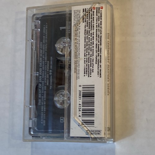 Jan and Dean Surf City the Best of The Legendary Masters Cassette Tape Surf Rock - Picture 3 of 3