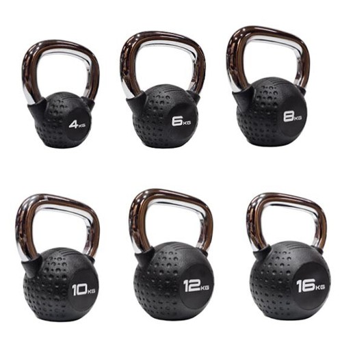 Morgan Sports - Kettlebells recubiertos de uretano - Pesos amortiguadores - 4 a 16 k - Imagen 1 de 7