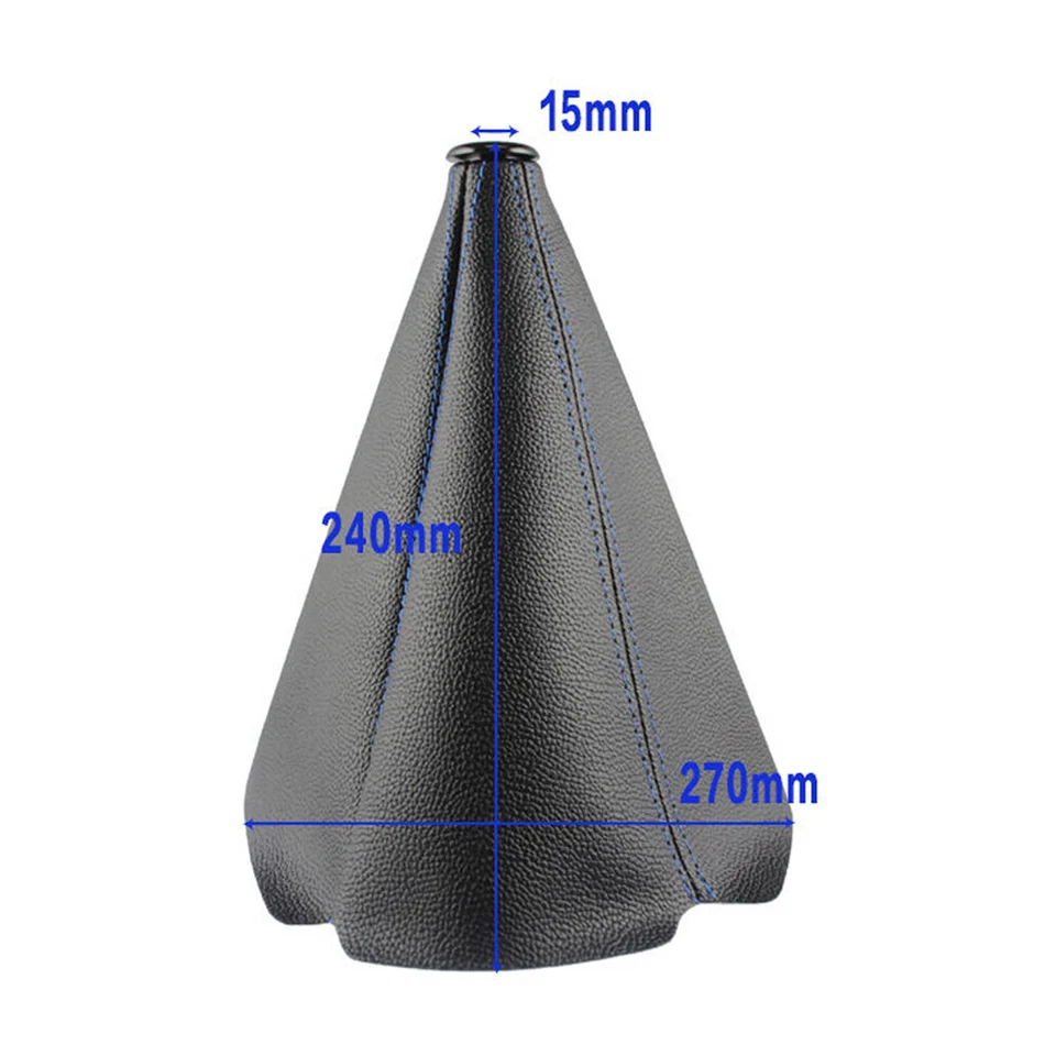 Ponto de couro manual carro câmbio automático botão bota capa universal, - Imagem 4 de 4