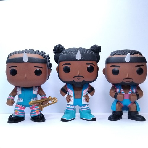Funko Pop! WWE OOB Out of Box New Day Big E Xavier Woods Kofi Kingston 3er Pack - Bild 2 von 6