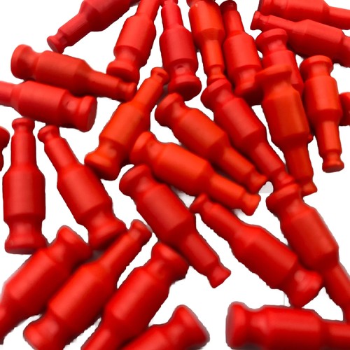 100 Knex Fluorescent Red Transition Rods - Micro K'nex Parts - Picture 4 of 4