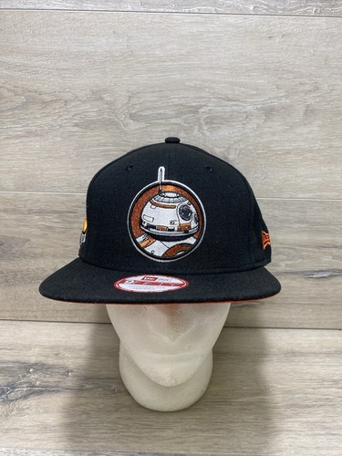 New Era Star Wars BB-8 Negro 9FIFTY Snapback Gorra Ajustable Sombrero Nuevo con Etiquetas - Imagen 2 de 10