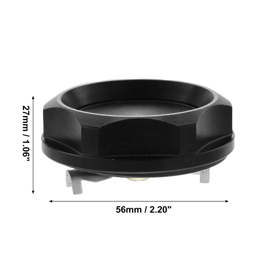 Paquete de 1 para Mitsubishi Aleación de Aluminio Coche Gas Motor Tapa de Llenado de Aceite Tapa Enchufe Cubierta Foto 3 de 4