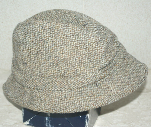 Dunn & Co., London Harris Tweed TRILBY HAT 100% wool handwoven ~ 02910 FREEPOST - Picture 3 of 6