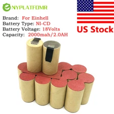 SOLDERING REQUIRED for Einhell 18V Battery CD AccuPack 18 Pro MBR180 PAS18 01015