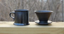 SCS Kinto Japan Black Mug & Brewer