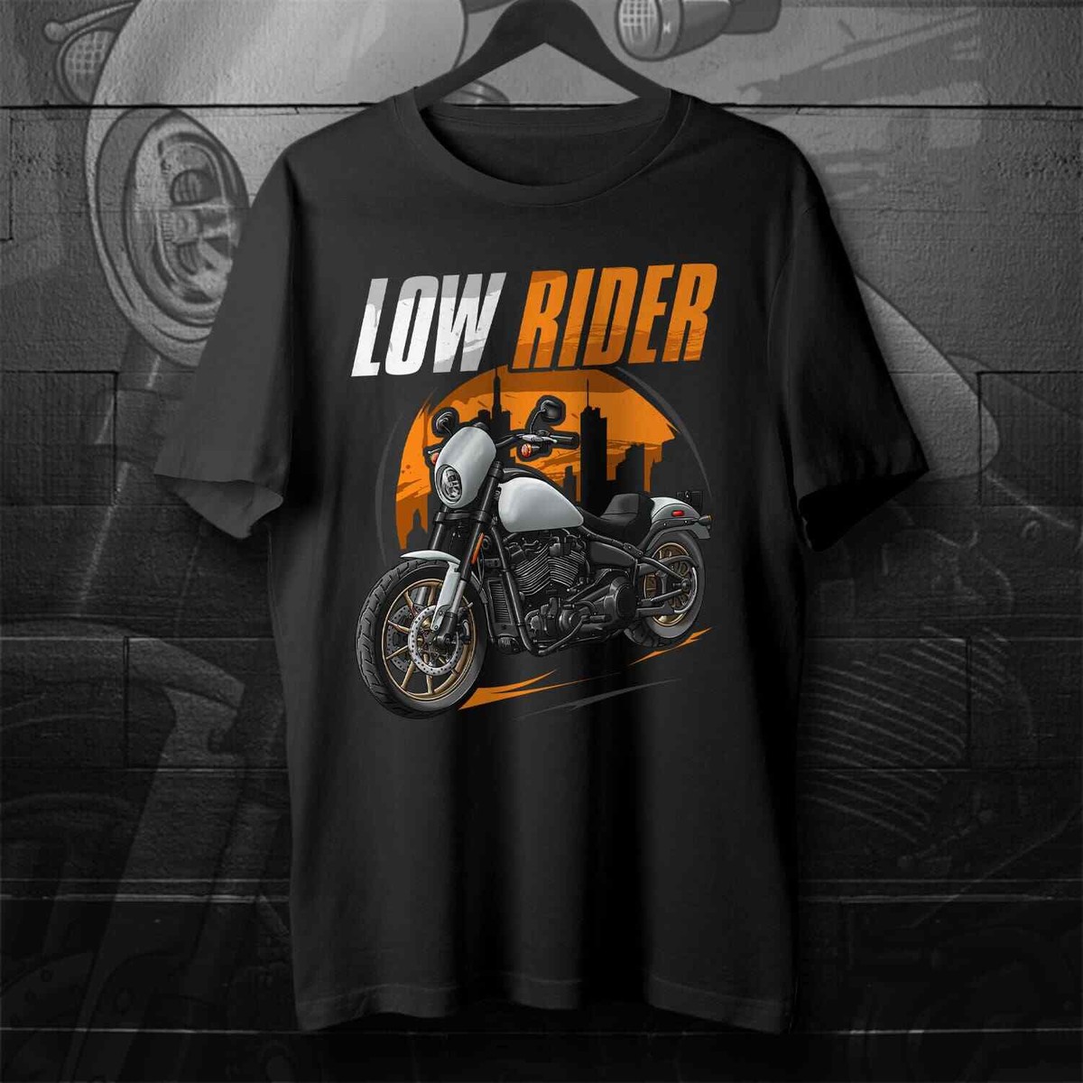 ★HARLEY-DAVIDSON COLLECTIONS★UTILITY RIDER SHIRT Harley Davidson Low Rider S - Motorcycle T-Shirt for Cruiser