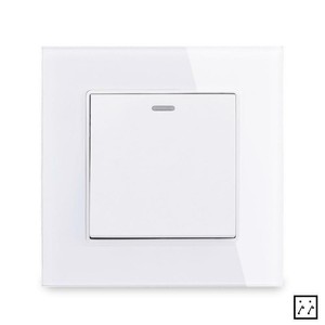 Details About Wall Light Switch Tempered Crystal Glass Panel 1 Gang 3 Way Intermediate Panel