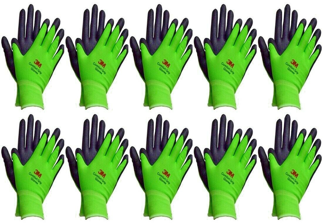 10 Pack - Work Gloves with Touchscreen by Grip Support