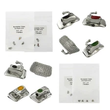 Dental Orthodontic Buccal Tubes 1st 2nd Molar MBT Roth 022 Tubos de ortodoncia