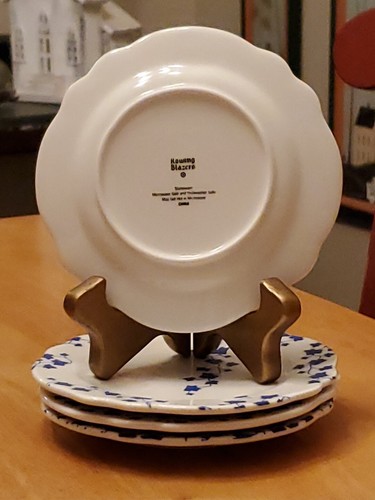 Target Rowing Blazers 6.5" Ceramic Appetizer Plates BLUE IVY Set of 4 EUC - Picture 9 of 24