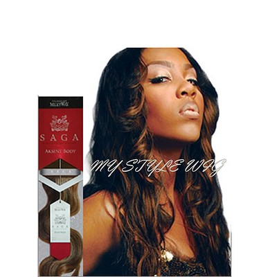 Saga Remi Human Weave Hair Aksent Body Wave 18 Ebay