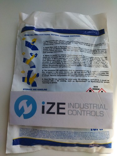 SG205 2" X 5 NRI SYNTHO-GLASS Pipe Repair Kit SYNTH GLASS NRI - Bild 2 von 3