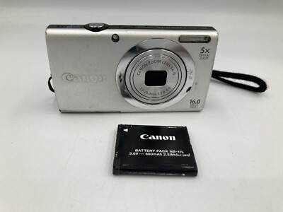 Canon PowerShot A2400 IS 16.0MP Digital Camera - Silver for