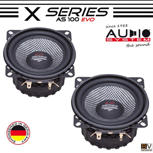 Altavoces Sistema de Audio AS100 EVO 10cm Par de WOOFERS MID 100mm 65 WRMS 85dB 3Ω - Imagen 1 de 2
