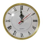 Clear White Face Clock Insert with Precise Silent Movement and Roman Numerals