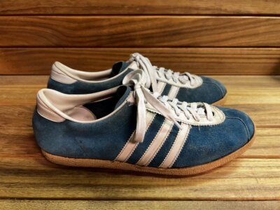 A-76 OldVintage 60's黒adidas West/Germany Adidas West Germany Athens, Original Late 60's - Early 70's
