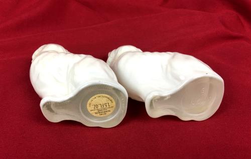 Vintage Avon 2er Set kleine Perserkatzen Katzen weiß Milchglas - Bild 5 von 6