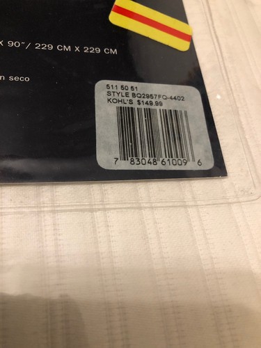 chaps brentwood full/Queen night spread 100% Cotton Dry Clean Only 90”x 90” - Picture 6 of 8