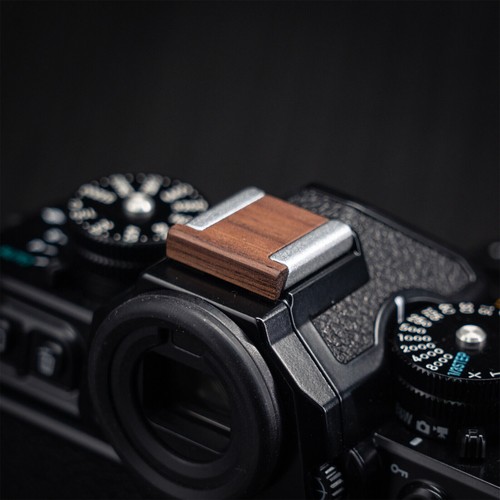 For Nikon ZF Camera Wooden Shutter Button and Hot Shoe Cover Cap Kit - Picture 14 of 23