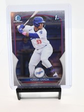 2023 Bowman Chrome Prospect Yunior Garcia 1st Bowman Los Angeles Dodgers