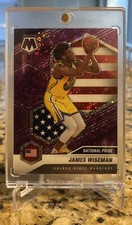 2020-21 Mosaic James Wiseman National Pride Purple Disco /50