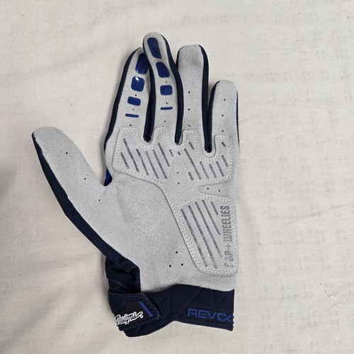 Troy Lee Designs TLD Revox Off-Road MX / MTB Bicycle Gloves Blue Large SAMPLE - Picture 4 of 5