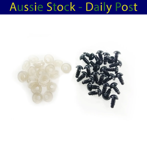 20pcs Safety Eyes For Teddy Bears Dolls Toy Animal Felting 5-20mm Toys Bear Doll - Bild 10 von 18