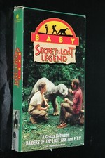 Baby Secret Of The Lost Legend VHS Cassette Tape Dinosaur Movie RARE Sean Young