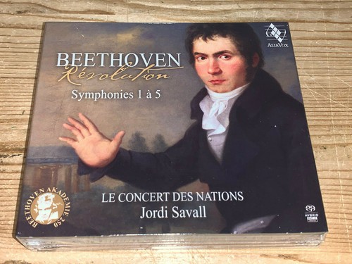 Beethoven Symphonies Nos.1-5 JORDI SAVALL ALIAVOX Triple SACD NEW SEALED - Picture 1 of 2
