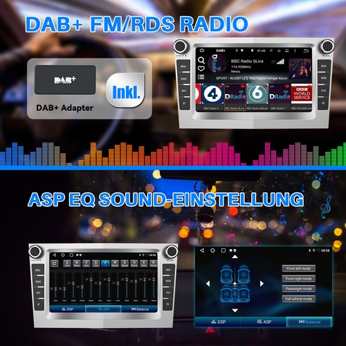 DAB+ GPS 7"Android 14 Autoradio 1+32G Für Opel Astra H Corsa C D Vectra Meriva A - Bild 12 von 15