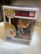 Exclusive Signed The Boys #984 Homelander Funko Pop SWAU Authenticated