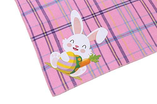 Easter Dog Bandanas 2 Pack, Easter Scarf Set for Dogs Pink & Blue - Picture 7 of 7